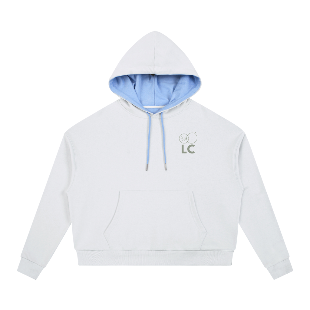 Contrast Drawstring Hoodie