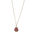 14k Gold Filled chain with shell and tiny pearls